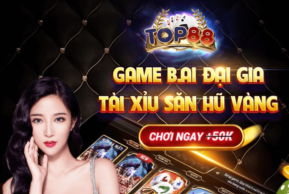 Giao diện Top88 sang trọng bắt mắt